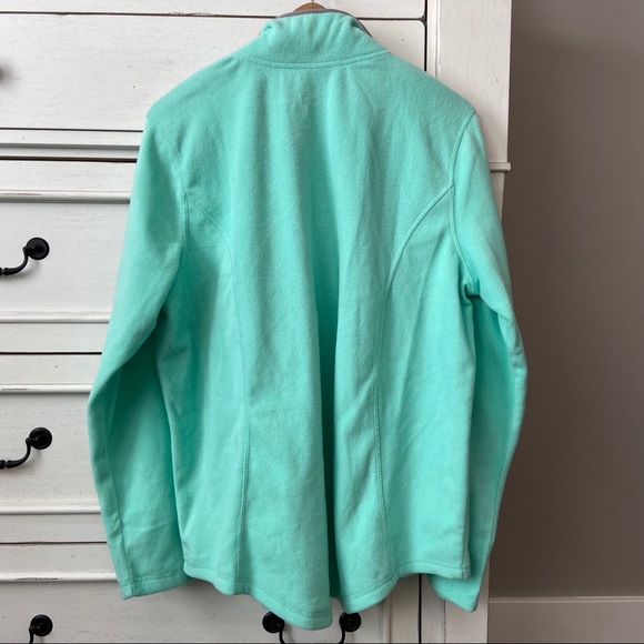 Made For Life Mint and Gray Half Zip Pullover.  Size XLarge. EUC - Picture 4 of 6